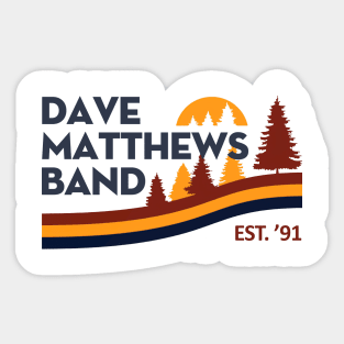 Retro Wilderness DMB Sticker